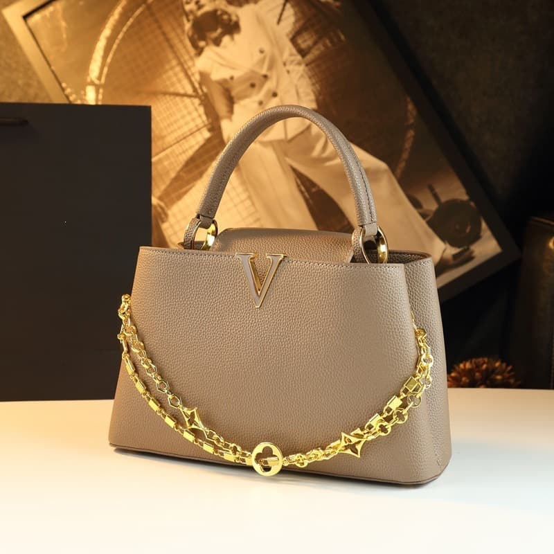 Luxury Handbag 2025 New High-Quality French Chanel-Style Chain Shoulder Bag Crossbody Fashion Bag