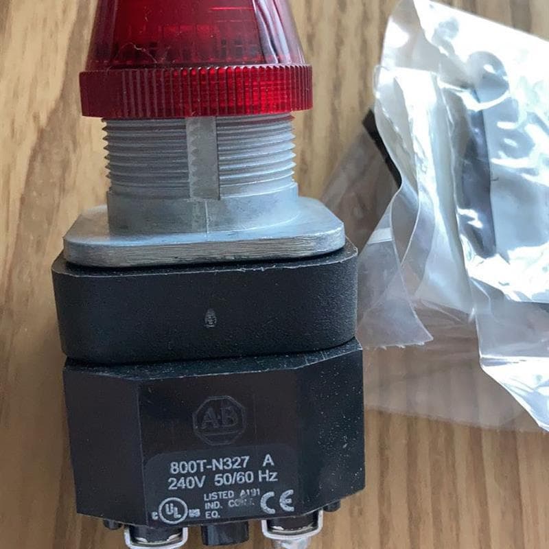 A089* AB USA Allen-Bradley Rockwell 800T-PH26R Red Button Switch 2
