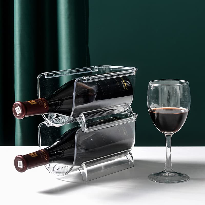 PET Fridge Beer Organizer Drawer Can Dispenser Cabinet Red Wine Household Storage Rack