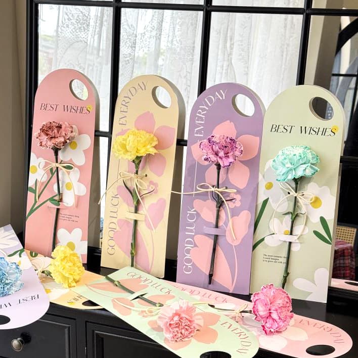 Single Stem Bouquet Packaging Box Single Stem Handheld Flower Box Fresh Flower Handbag Flower Box Flower Arrangement Box Small Bouquet Packaging Flower Box
