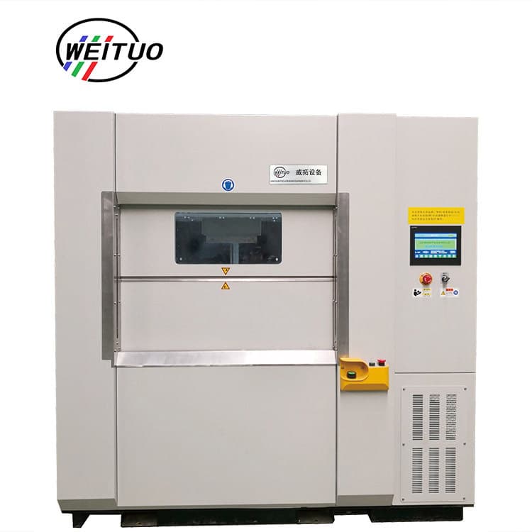 Weituo VW500 vibration friction welding machine welds engine resonant cavity
