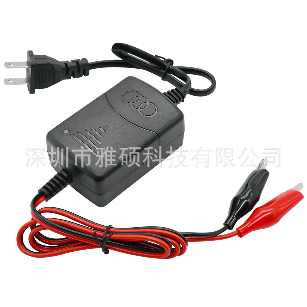12V 1A 12V lead-acid water battery charger power charger crocodile clip children's toy car motorcycle