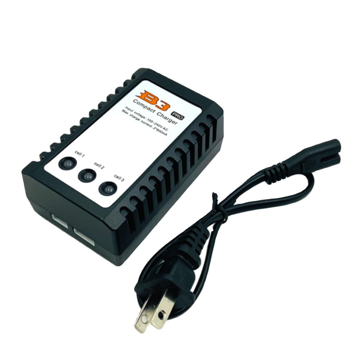 B3 Balanced Charger for Model Aircraft Lithium Battery 2S 3S 7.4V 11.1V Aircraft Model Car Model Remote Control Car Charger Genuine