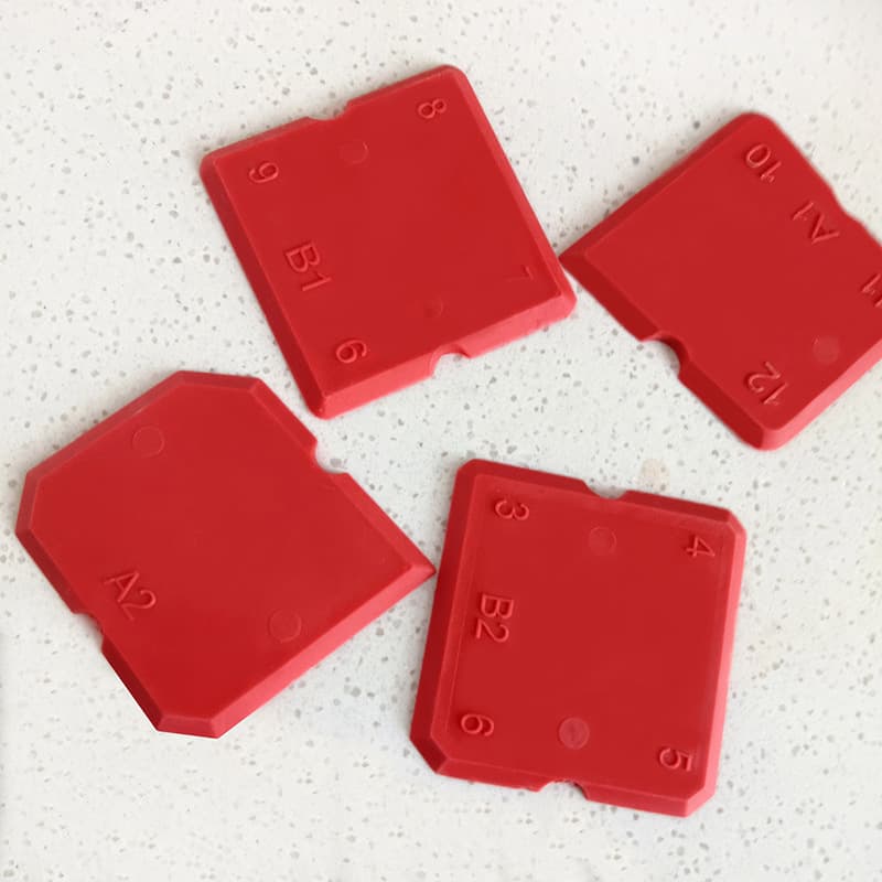 New Glue Scraper Set of 4 Pieces, Multi-angle Scraper for Grout and Glass Glue Cleaning, Door/Window Glass Scraper