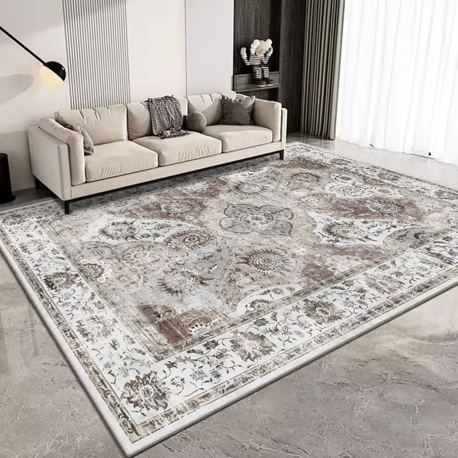 Turkish Vintage Persian Premium Living Room Carpet 2026 New Home Living Room Coffee Table Rug Amazon Hot Seller