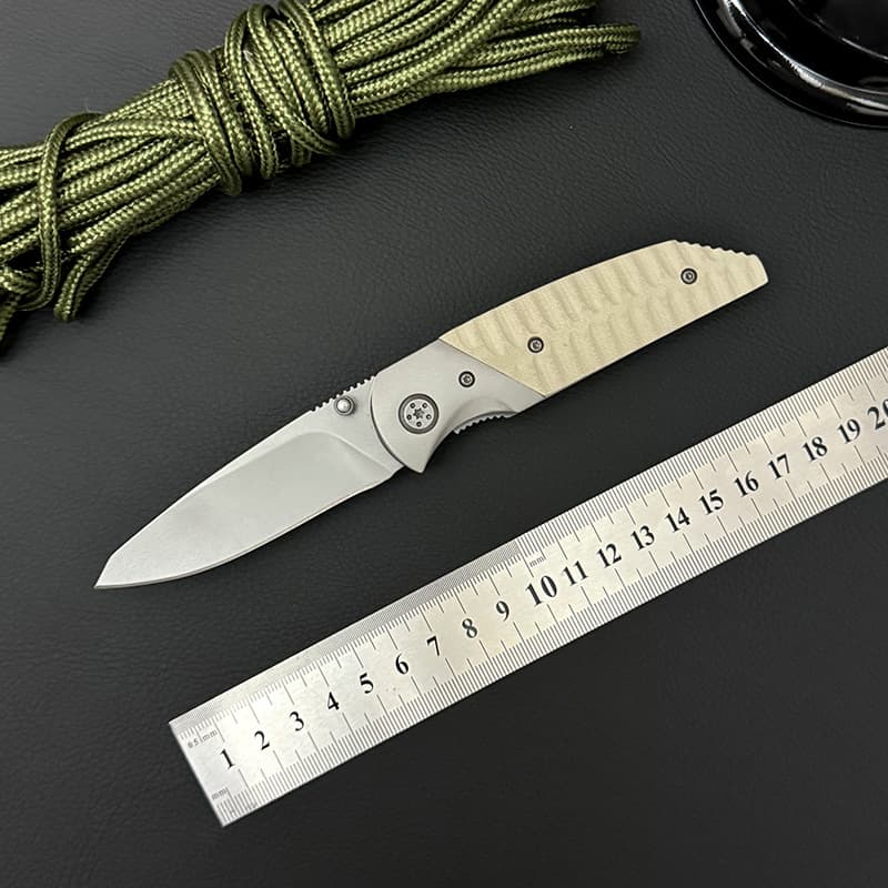 Factory direct Browning outdoor portable folding knife, high hardness stainless steel fruit knife, G10 handle knife