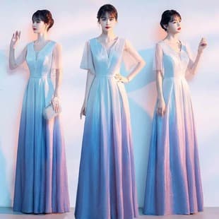 Chorus Performance Dress New Style Long Skirt Choir Stage Performance Conductor Recitation Competition Dress