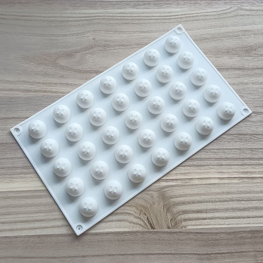 35 Even Truffle Chocolate Silicone Mold French Mousse Cake Dessert Ball Sandwich Mold Baking Tools In Stock