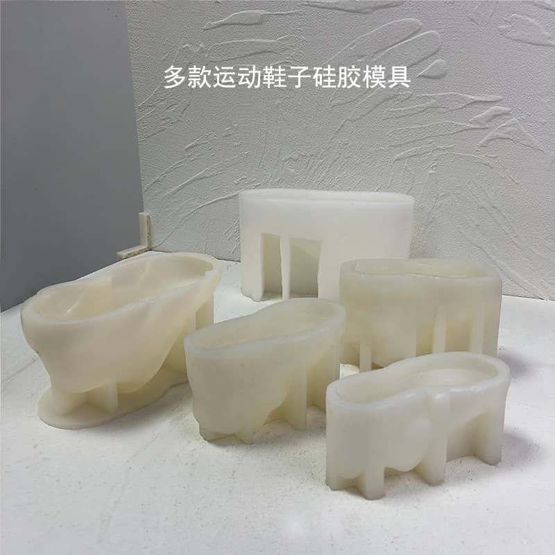 A Variety of Shoe Scented Candle Silicone Molds DIY Shoe Aromatherapy Plaster Glue Ornaments Shoe Handmade Soap Molds