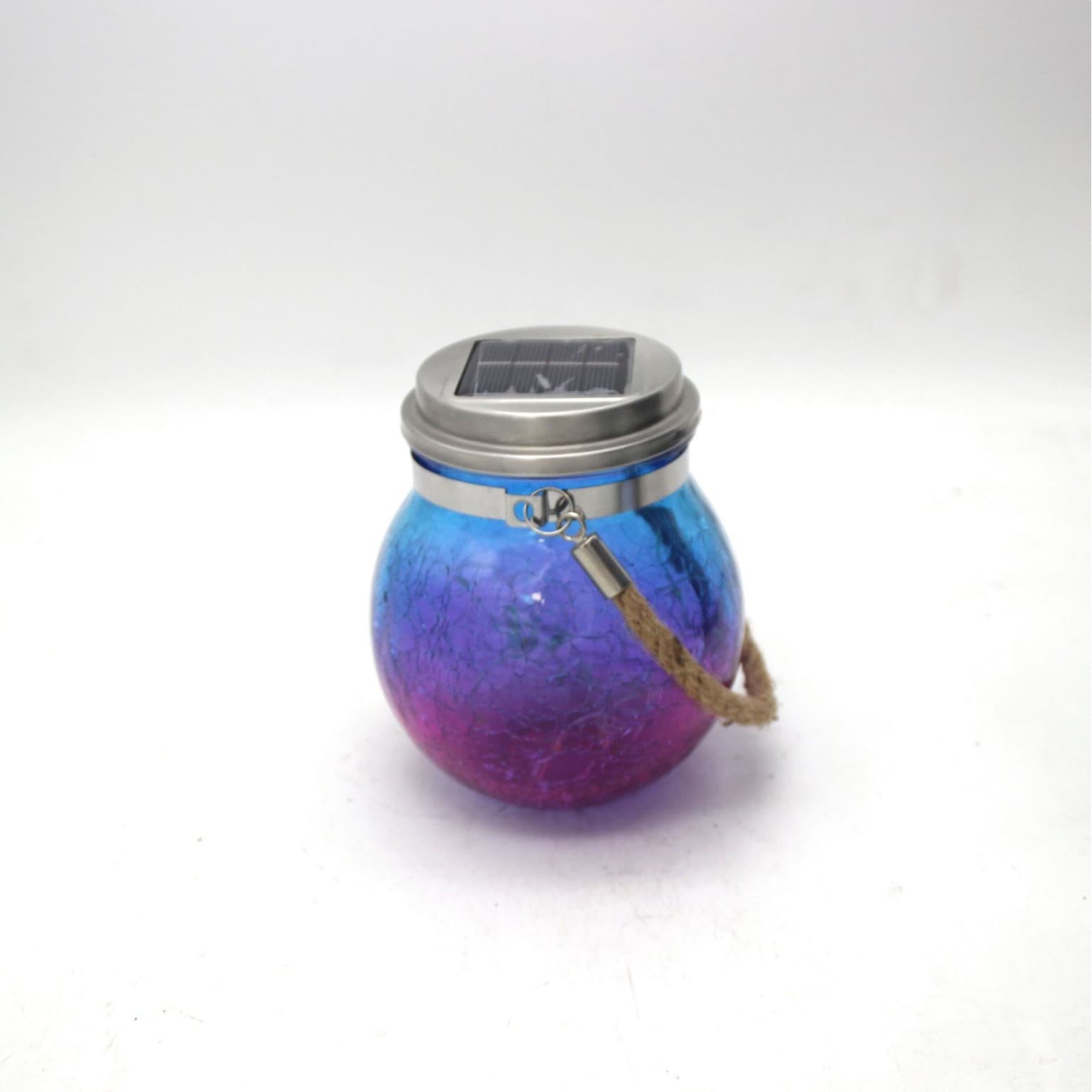 Solar Cracked Jar Sunlight Mason Jar Lawn Light Gift Home Decor Atmosphere Creative Ornament
