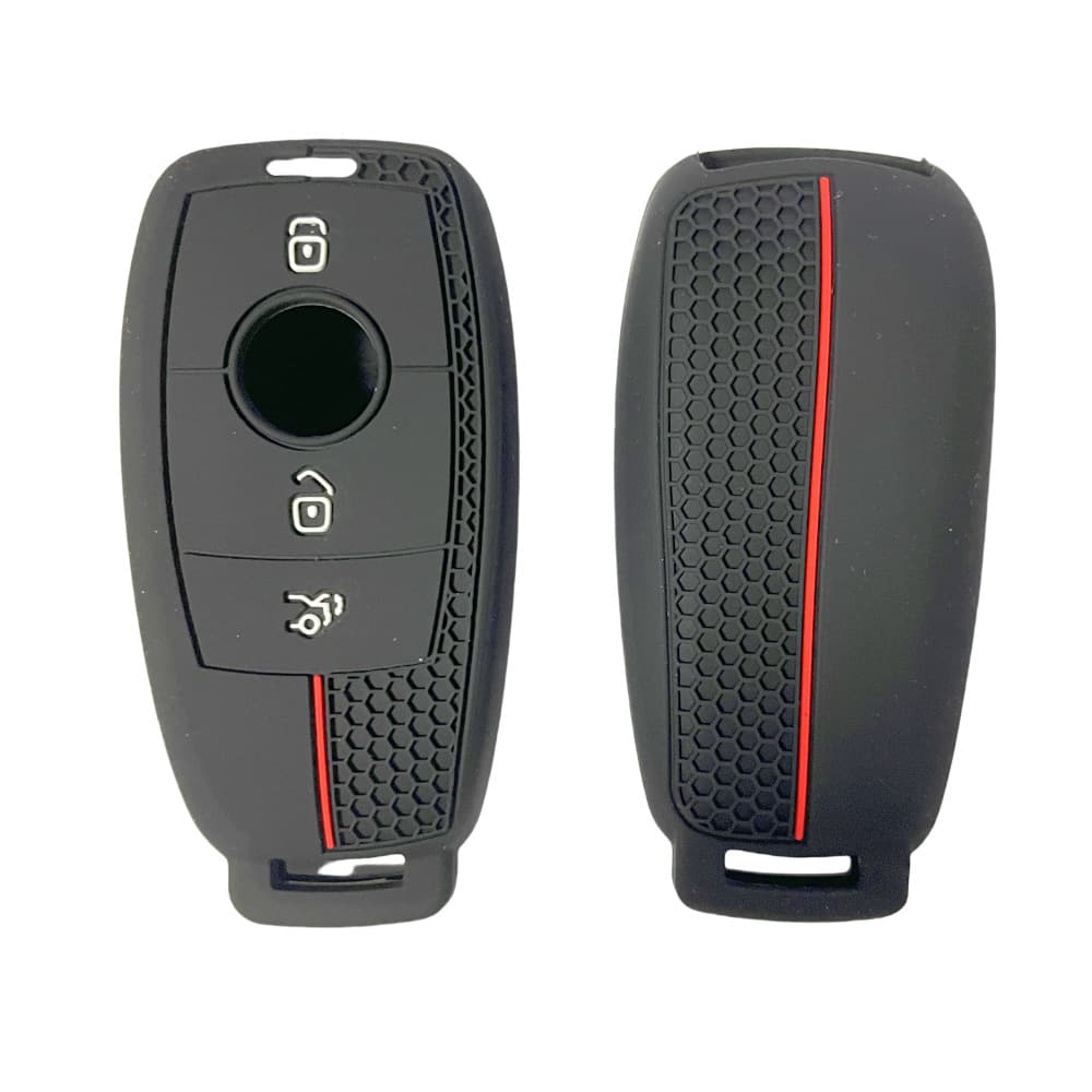 Suitable for Mercedes-Benz key cover new E-class E200 E300L C- class C260L S-class car key case buckle honeycomb