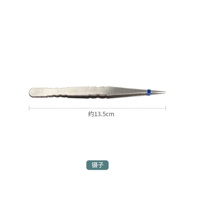 Wholesale Stock 12.5/14.5cm Tweezers, Pointed Curved Tweezers, Thickened Straight Tweezers, Stainless Steel Bent Tweezers