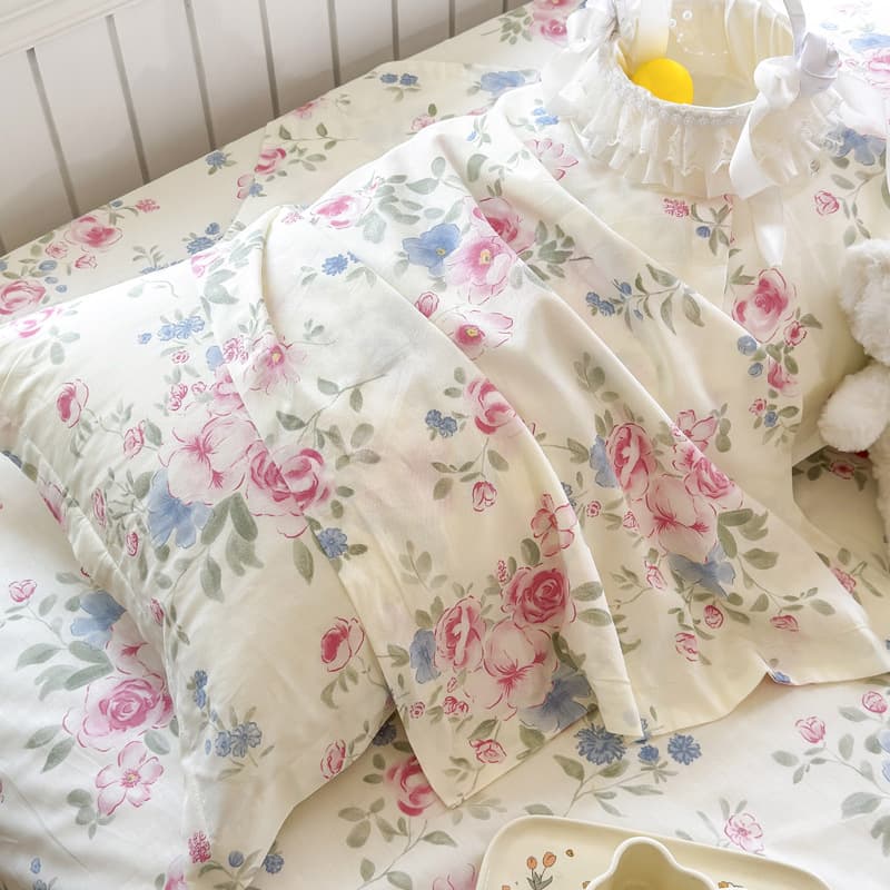 Cotton Double Long Pillowcase for Home Use 1.8m Extended Pillowcase Couple Long Body Pillow Core Protective Isolation Layer Pad
