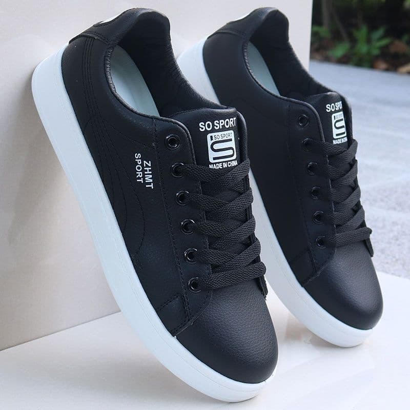 Men's White Sneakers New Couple Shoes Korean Style Casual Sports Shoes Versatile Trendy Breathable Anti-Odor Soft Sole White Board Shoes
