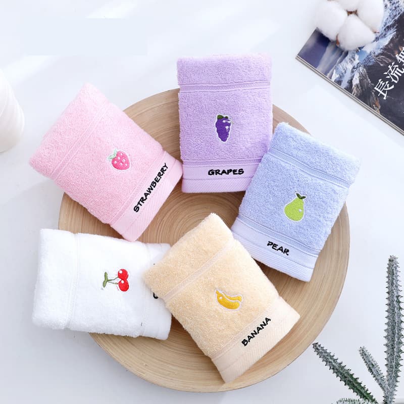 Children's Cartoon Soft Absorbent Face Towel for Toddlers, Infants, and Kindergarten Use