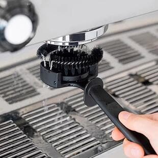 Espresso Machine Cleaning Brush, Round Head Brush for Brew Head, 51mm 58mm Cleaning Tool