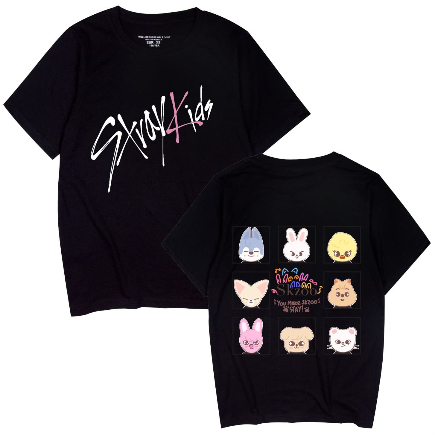New Cross-Border Stray Kids Merchandise Unisex Casual Loose Fashion Breathable T-Shirt Summer