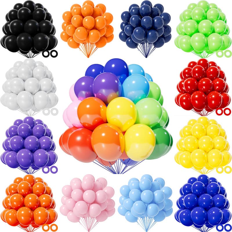 Cross-border Balloon Set 10-inch Birthday Decoration Kit Balloon Chain Party Wedding Macaron Retro Balloons Wholesale