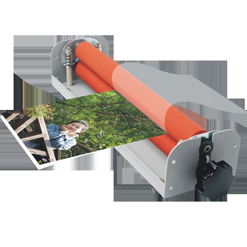 A4 Cold Laminator Small Laminating Machine A4 Manual 12-Inch Lightweight Photo Hand-Crank Laminator Film Coating Machine