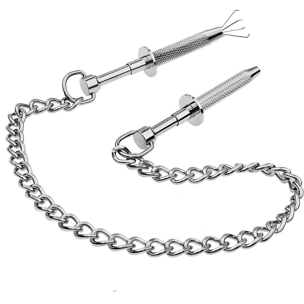 2025 New Metal Double-Leaf Non-Slip Nipple Clamps Adult Intimate Products Long-Lasting Durable Couples Flirting Intimate Care