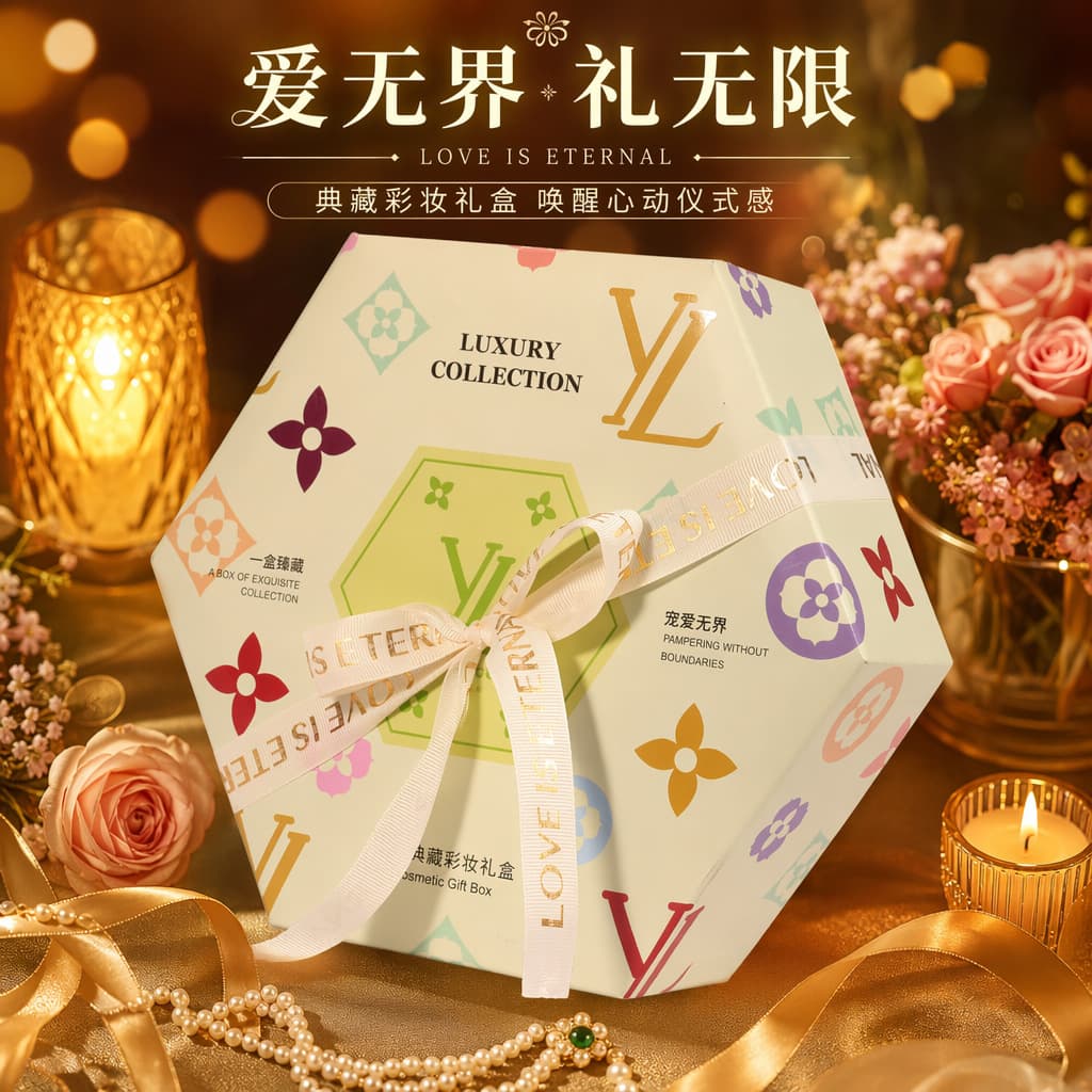 YL Makeup Set Qixi Limited Edition Gift Box Set High-end Exquisite Cosmetics Set Full Makeup Gift Box