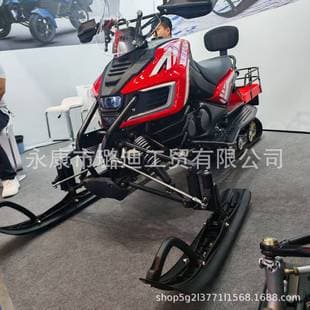 230CC Snowmobile All-Terrain Vehicle Ski Sled Adult Outdoor Tracked Snowmobile