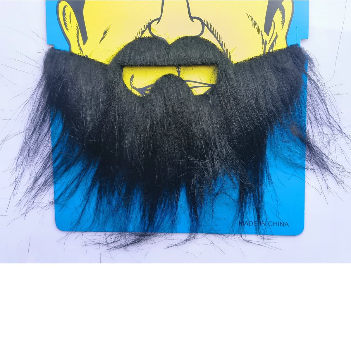 Halloween Party Prop Men's Funny Black Big Beard Rubber Stache Fake Facial Hair Velvet Beard Funny Party Accessory