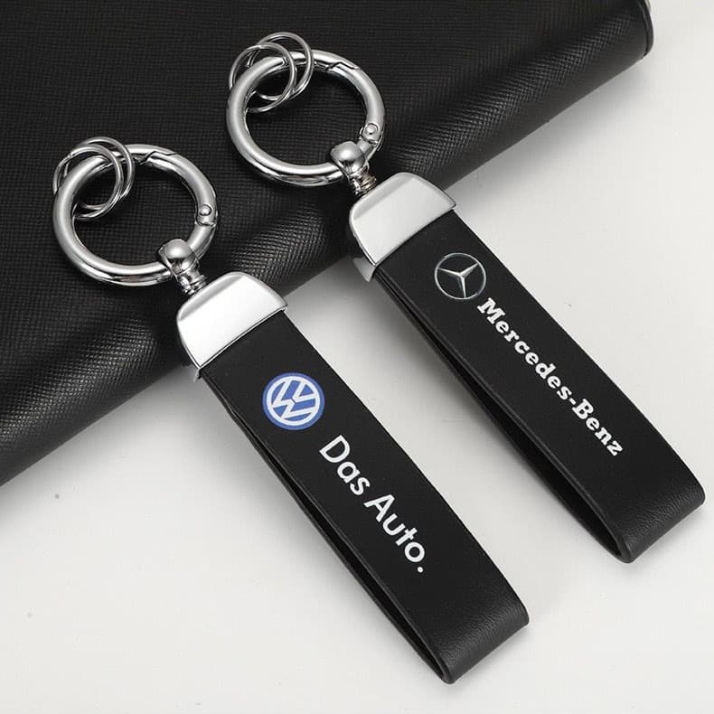 Creative Personalized Car Keychain Ring for Men and Women, High-Quality Elastic Buckle Lanyard Anti-Loss