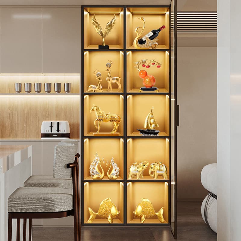 High-end Vintage Chinese Decorative Resin Ornament for Living Room TV Cabinet, Home Living Room Entryway Housewarming Gift Display