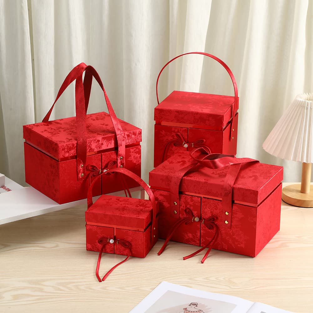 New Wedding Box, Wedding Candy Box, Chinese Element Wedding Favor Gift Box, Festive Design Gift Box, Empty Box, Premium Look