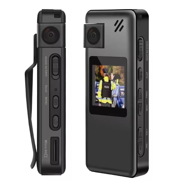 Cross-Border Premium Products HD Sports Camera Law Enforcement Recorder with Screen Infrared Night Vision Rotating Lens A32