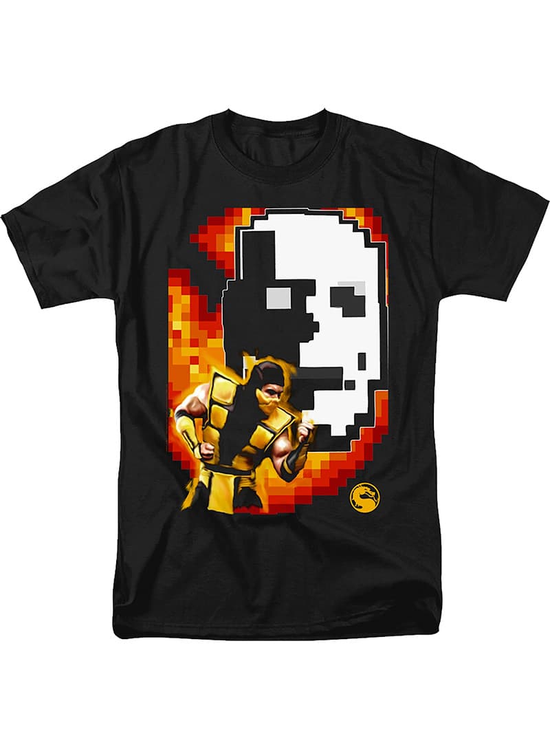 1992 Mortal Kombat Fatal Fighting Battle Game Co-Branded Short Sleeve T-Shirt