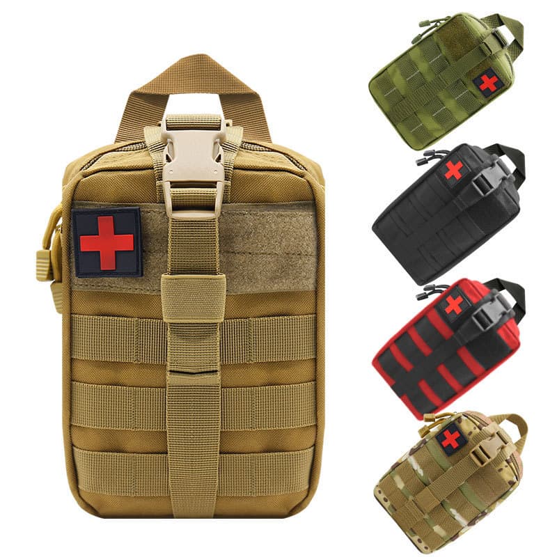 Tactical Medical Pouch Attachment Pack Waist Bag Camouflage Multi-functional Outdoor Hiking Survival Bag