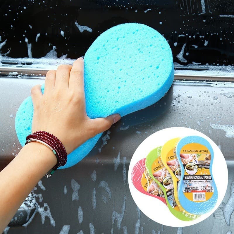 Car Wash Sponge Extra Large Heavy Duty Decontamination Absorbent Sponge Block High Density Cotton Car Cleaning Supplies