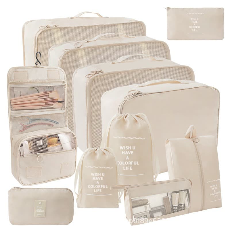 Travel 7-Piece Storage Bag Set, Clothing Organizer Packing Bags, Luggage Storage Bags, Portable