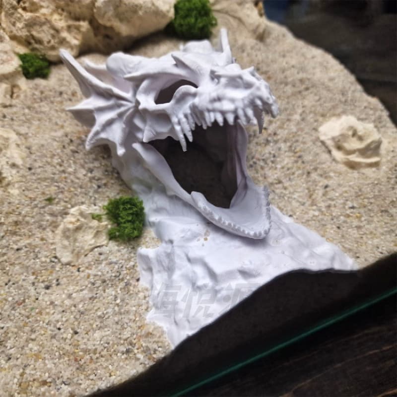 Cross-border Aquarium Decoration Ornament Dragon Cliff Western Dragon Aquarium Cave