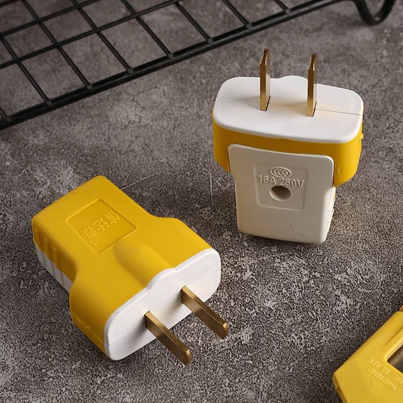 Xindatai 1.6 single-phase two-pole plug high-power power plug shock-resistant power cord plug