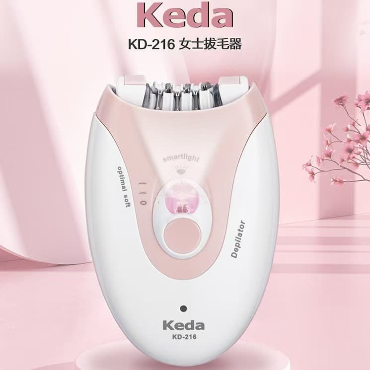Keda Electric Epilator Women's Hair Remover for Hand, Face, and Leg Hair Keda -216