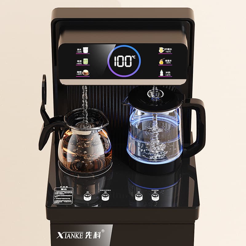 Bottom-Mounted Bucket Water Dispenser, Multi-Functional Household Standing Fully Automatic Smart Voice Tea Bar Machine, 2025 New Model