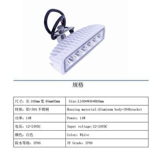 Boat Light, Deck Light, Linear Light, 304 Stainless Steel Bracket, IP66 Waterproof