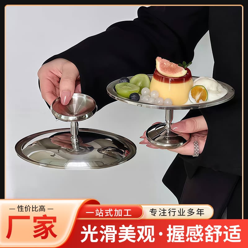 Round Wire Oval Pudding Cup, Creative Ice Cream Cup in Stock, Stainless Steel Stemmed Dessert Cup, Ice Cream Cup Wholesale