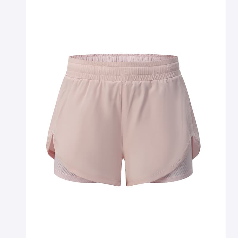 New summer women's athletic shorts, anti-exposure, loose fit, gym wear, running, outerwear, quick-drying, faux two-piece yoga shorts