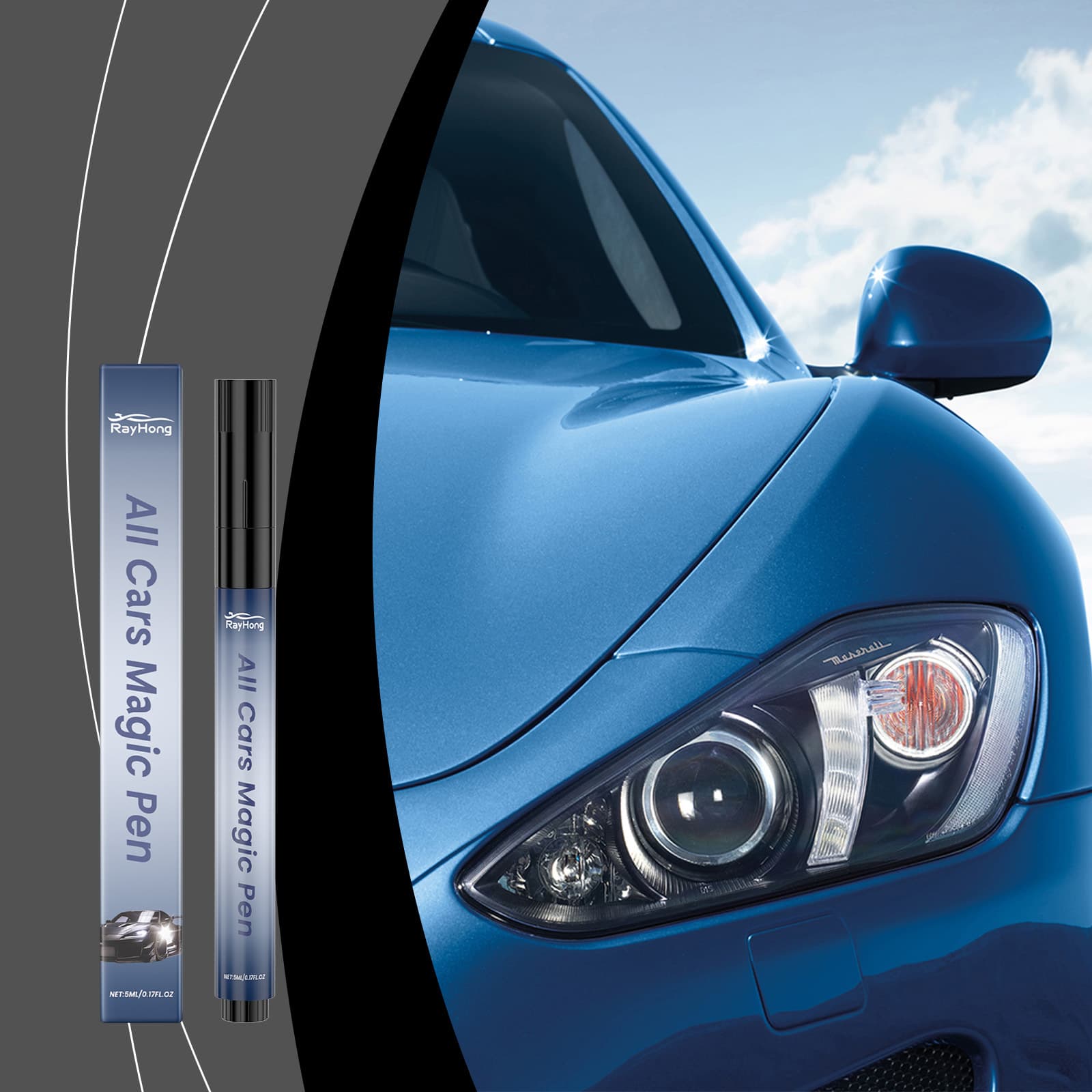 RAYHONG Car Scratch Care Pen for Paint Scratch Repair, Renovation, Polishing, and Color Touch-Up