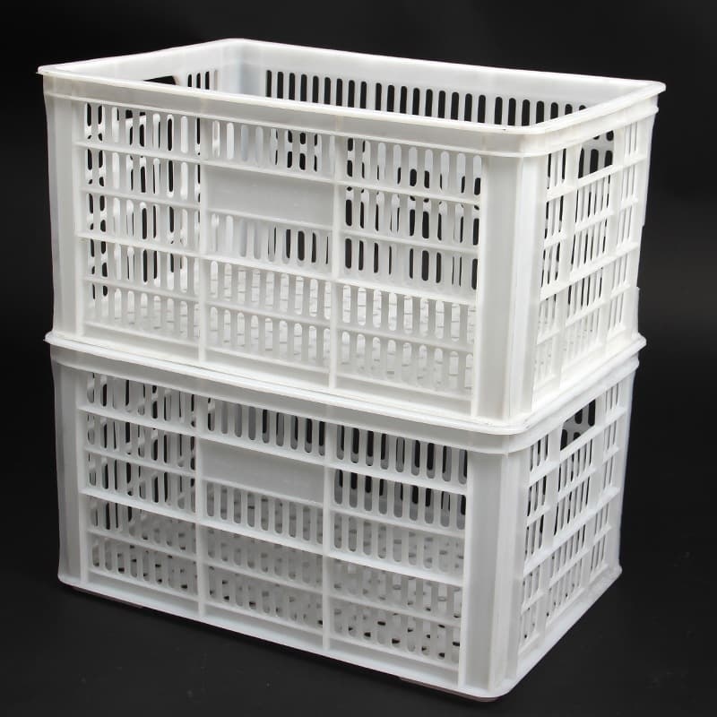 Thickened Stackable Rectangular Plastic Fruit Vegetable Storage Crate Logistics Transport Wholesale