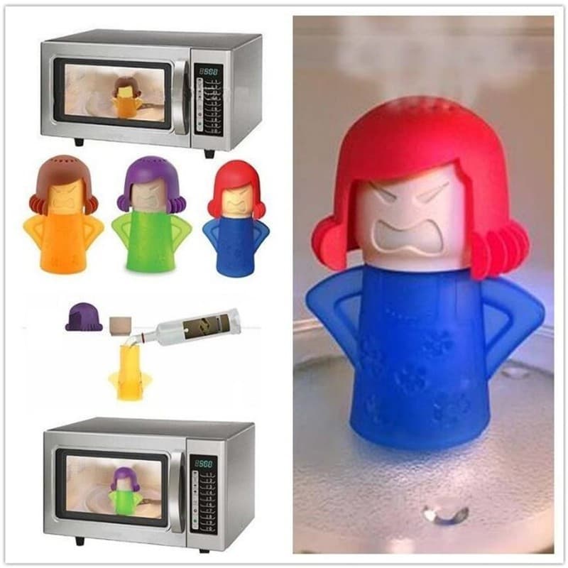 Cross-border Source Home Deodorizer Cleaner Microwave Oven Cleaner Steamer Oven Cleaner Angry Mom