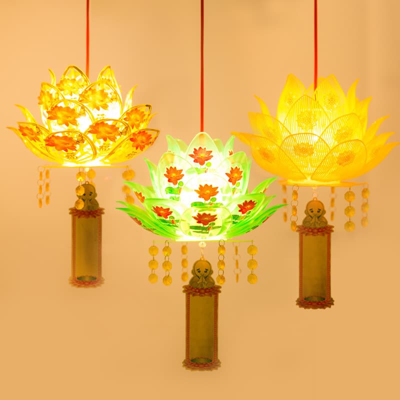 Chinese New Year and Spring Festival B&B offering Buddha Mid-Autumn lanterns, lotus lanterns, Buddha front lanterns, viewing lotus lanterns, film and television, lotus lantern activities
