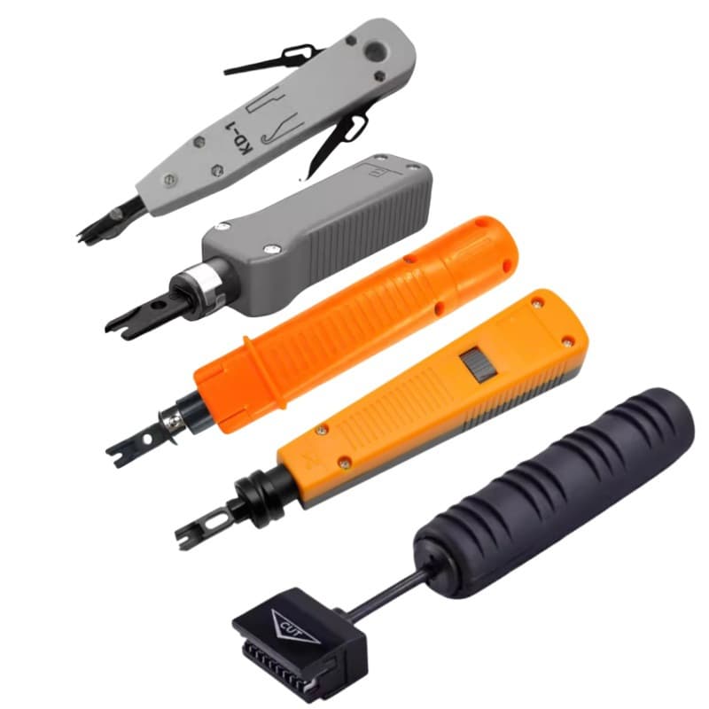Network Punch Down Tool Module, Wire Punch Down Knife, Punch Down Pliers Tool, 110 Punch Down Tool for Patch Panel, Hardware Gun