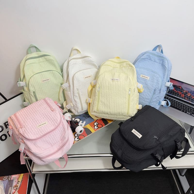College style Korean version travel junior high school backpack college students leisure fresh cute dopamine light travel middle school