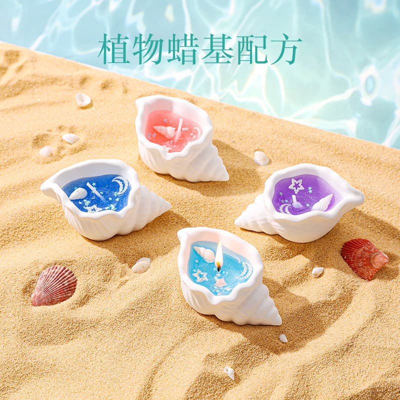 Atmospheric Conch Aromatherapy Candle Creative Shell Gift Festival Birthday Souvenir Dreamy Decorative Fragrance