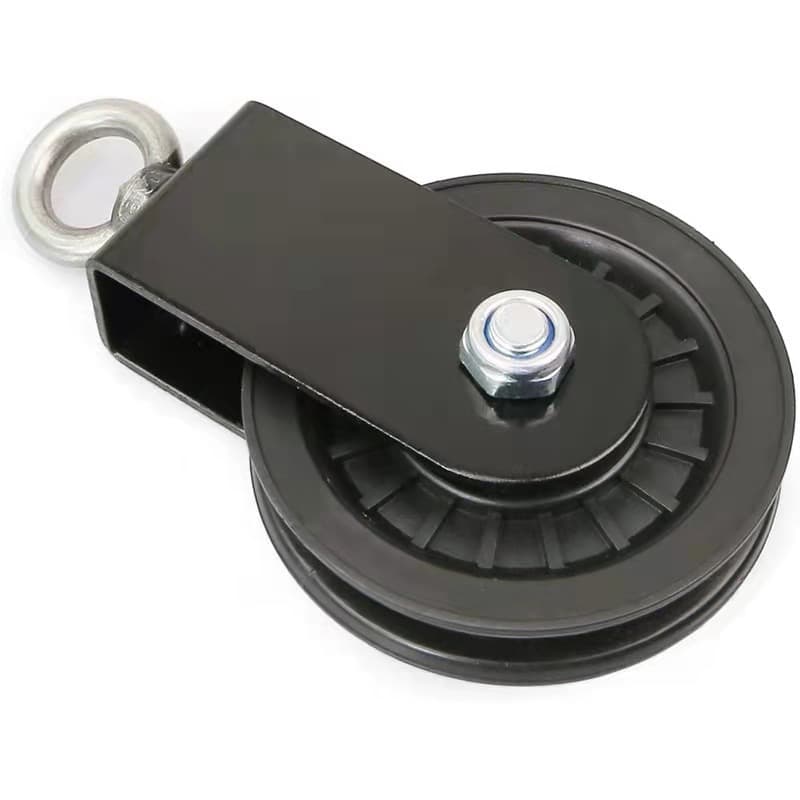 Yoga Wheel Fitness Equipment Accessories Hanging Pulley Traction Fixed Pulley Lifting Pulley Load-bearing Single and Double Pulley Hanging Wheel